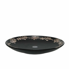 Kitchen Goods Terracotta Bowl with Leaf Design