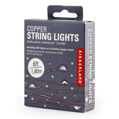 Kikkerland Battery String Light - Copper