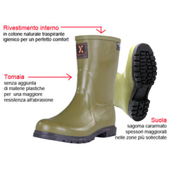 Brixo Long Rubber Boots - Size 45