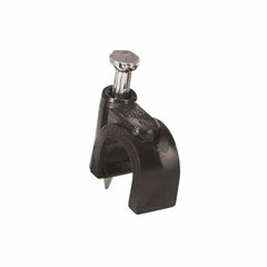 Volteck Round Cable Clips 10mm - Pack of 20 Pieces Black