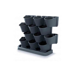 Prosperplast Cascade Vertical Garden Planter 68x19x54cm - Anthracite