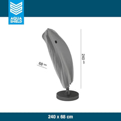AquaShield Cantilever Parasol Cover H240cm