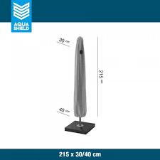 AquaShield Parasol Cover 215cm - Grey