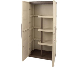 PLASTIC CABINET - LINEA STEEL 70X39X165CM FOR BROOMS