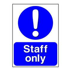 STICKER: STAFF ONLY