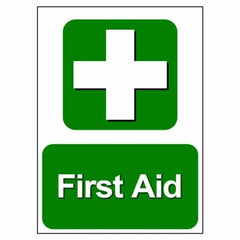 STICKER: FIRST AID