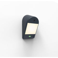 Lutec Mimo Security Wall Light 18W with Integrated Led 3000K, Sensor and Camera - Dark Grey