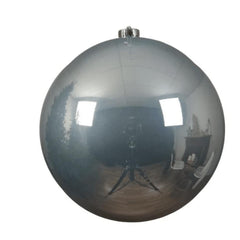 Decoris Shatterproof Bauble 20cm - Misty Blue