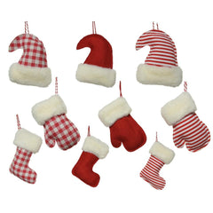 Decoris Hanging Polyester Figure 12cm - 6 Assorted