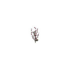 Decoris Frosted Berry and Pinecone Branch 30cm