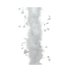 Decoris Feather Boa Garland 15 x 184cm - White