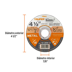 Truper Disc Mtl C1 1.2mm .