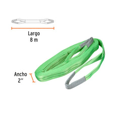 Truper Sling 8Mx 50Mm 2 Tonnes Inches.