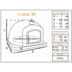 WOOD FIRED OVEN LISBOA 90