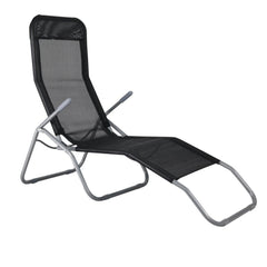 Folding Beach Lounger - Anthracite
