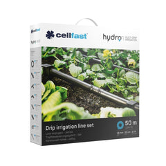 Cellfast Hydro Drip Irrigation Line for Plants In Rows – L Size Set 50m