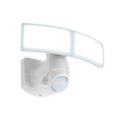 Lutec Arc Outdoor Led Light Projector with Sensor White