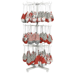 Decoris Hanging Polyester Fabric Christmas Figure 5 x 3 x 10cm - 6 Assorted