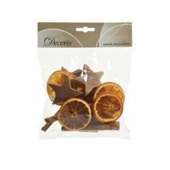 Decoris Orange Cinnamon with Coco Stars 15cm