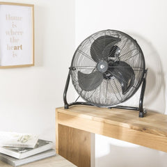 Equation Jervis3 Floor Fan 45cm 120W - Black