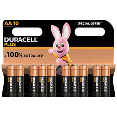 DURACELL PLUS AA x10s (OFFER)