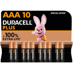 DURACELL PLUS AAA x10s (OFFER)