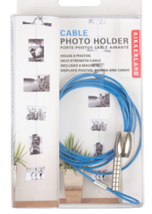 Kikkerland Photo Holder with 8 Magnets - Copper