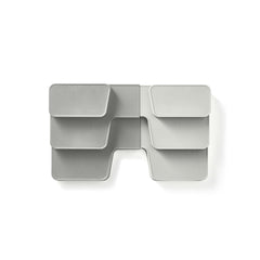 JJ DUO EXPANDABLE TIERED CUPBOARD ORGANISER - GREY (AW20 - 85171)