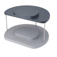 JJ CUPBOARDSTORE 2-TIER ROTATING ORGANISER - GREY