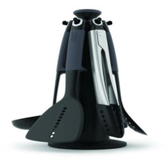 JJ ELEVATE 6-PIECE (WITH TONGS) CAROUSEL SET - GREY