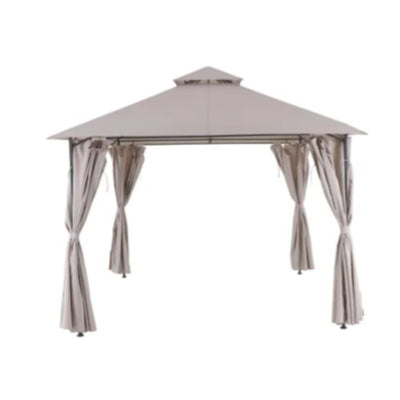 Naterial Oxis Gazebo Complete Cover Steel 300 x 300cm - Taupe Moon,