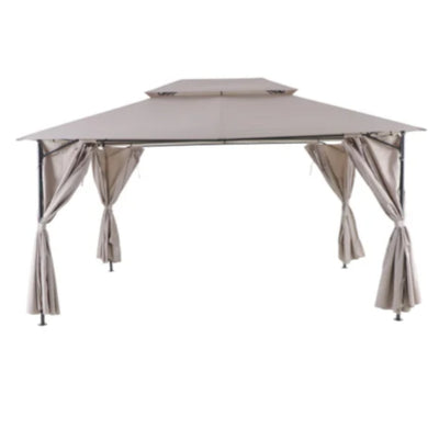 Naterial Oxis Gazebo Complete Cover Steel 300 x 400cm - Taupe Moon,