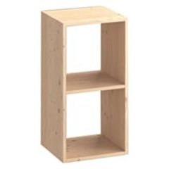Library Kubik 2 Vani Pino Massiccio Grezzo 360X300X705Mm