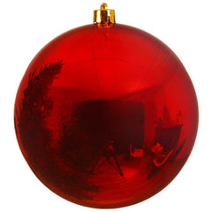 Decoris Shatterproof Bauble 25cm - Christmas Red,