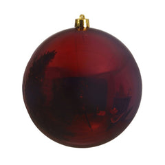 Decoris Shatterproof Bauble 25cm - Oxblood,