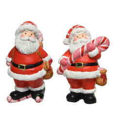 Decoris Terracotta Santa Figure 15cm - 2 Assorted