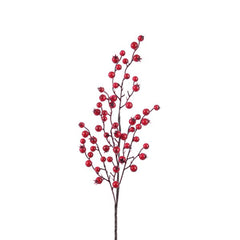 Decoris Spray Foam Berry Branch 60cm