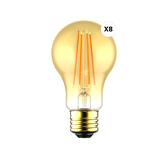 KITSWEB A60 E27 4.2W 470LM 2000K 330D25000H AMBER CB LEXMAN