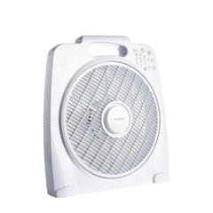 Equation Countertop Fan, Plastic, White With Remote Control, 3 Speed/Modes, Timer