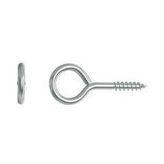 Standers Eye Steel Screw 2.5 X 10Mm - 20 Pieces