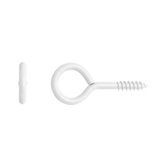 Standers Eye White Steel Screw 6 X 50Mm - 2 Pieces