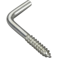 Standers Square Cup Hooks Steel Screw 3 X 30Mm - 15 Pieces