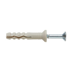 Standers Nylon Hammer-In Plugs with Screws 5 x 30mm - 300 Pieces