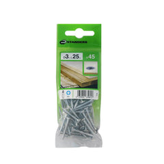 Standers Chipboard Steel Screw - 3X25mm 45Pc Type 17
