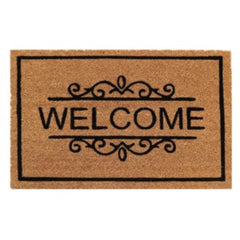 Inspire Arsene coco Doormat 40 x 60cm - Black