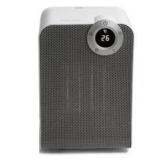 Equation Ceramic Electric Heater 1800W - White and Silver