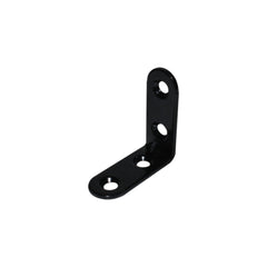 1Pc Reinforced Square Angle 40X40X15X2Mm Steel Black Coating