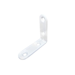 1Pc Reinforced Square Angle 40X40X15X2Mm Steel White Coating