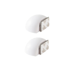 Inspire Adhesiv Door Stopper Half Moon Magnetic, White, 2.6X3.8Cm, 2 Pcs