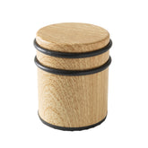 Inspire Self Standing Door Stopper 2 Rings, Wood Effect ,Ø7.2X8.1Cm